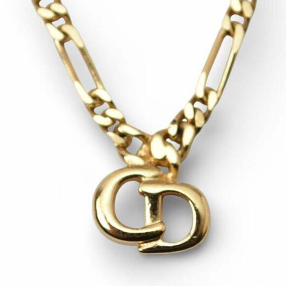Christian Dior necklace in gold with motif